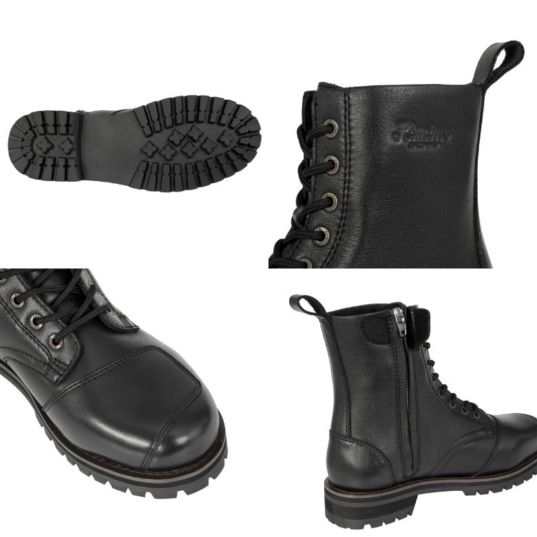 レディースバイクブーツ KOMINE コミネ レザーブーツ SB-303