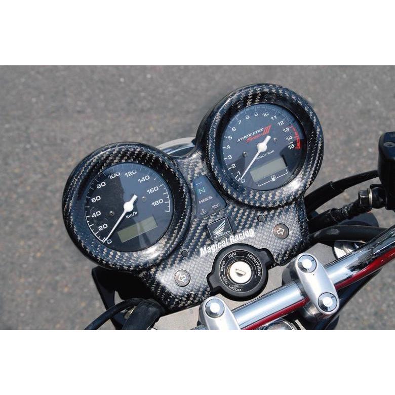 バイク 電装系 Magical Racing マジカルレーシング メーターカバー 綾織カーボン Cb400sf Vtec Revo Vtr250 09 001 Cb4002 080a 取寄品 セール Cr レディースバイク用品店バイコ 通販 Yahoo ショッピング