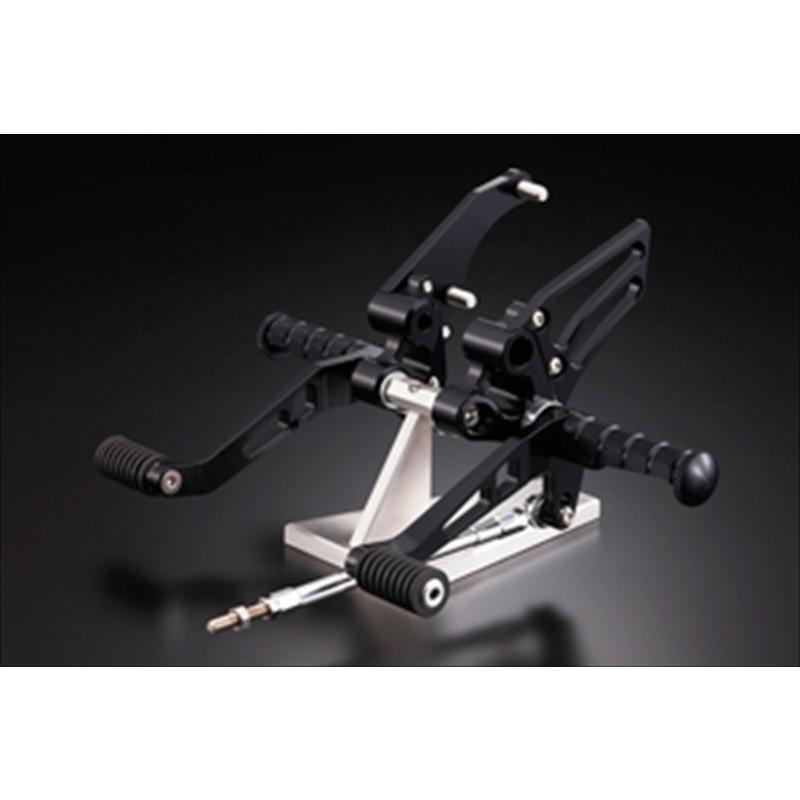 モンキーパーツ MOTOGEAR(モトギア) バックステップ BLK 70713 : レディースバイク用品