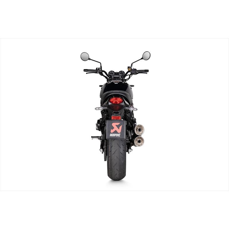 アクラポビッチ スリップオンライン ステン JMCA マフラー カバー付き AKRAPOVIC(アクラポビッチ) スリップオンライン ステンレス ブラック