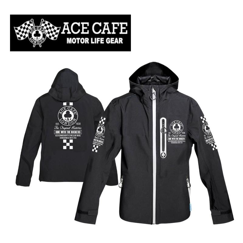 ACE CAFE LONDON フード付きジャケット バイク用ジャケット ACE CAFE LONDON エースカフェロンドン WP