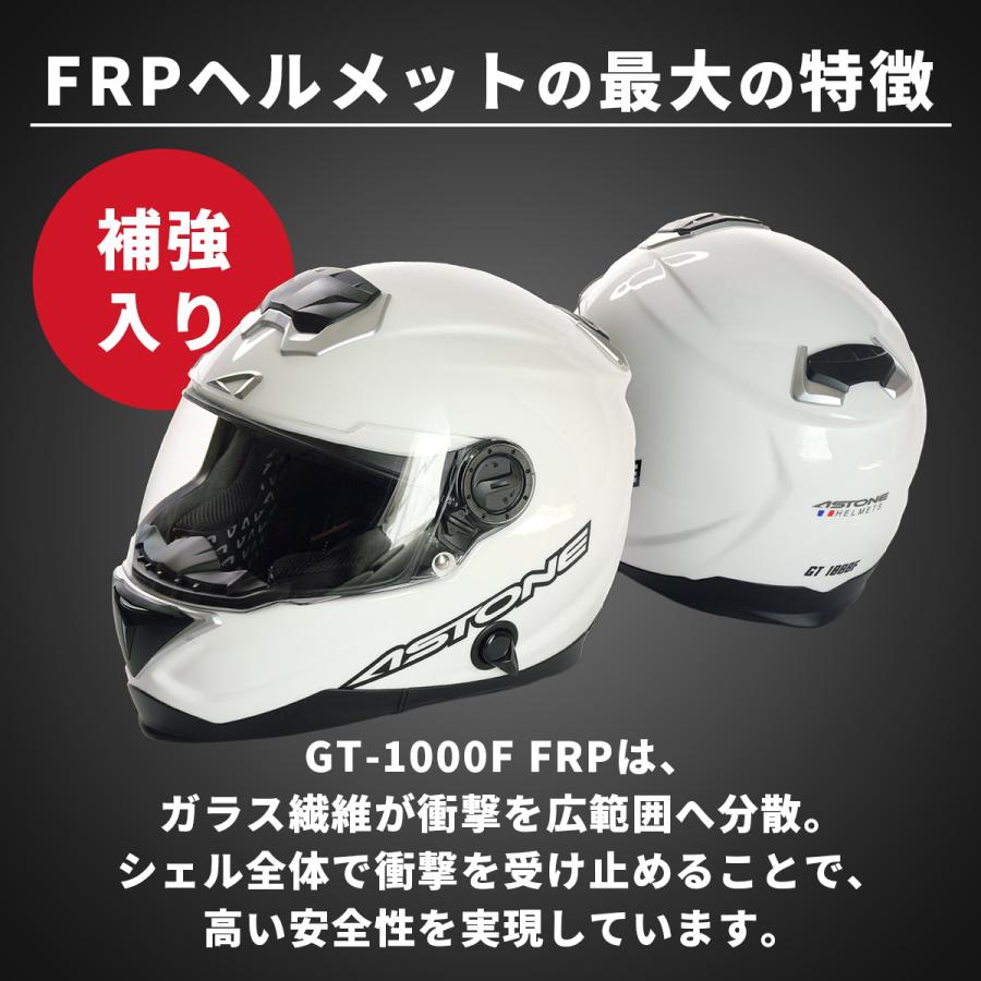 バイクヘルメット ASTONE アストン FRPフルフェイスヘルメット GT