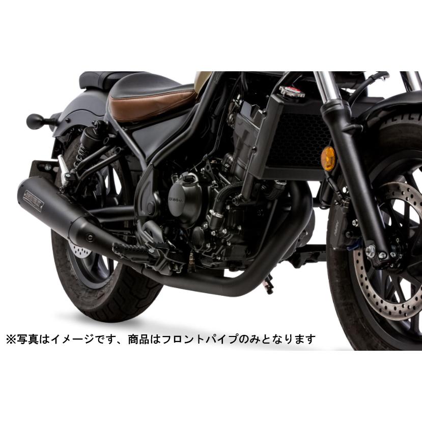 【5日前後で発送】バイク用品エキゾーストパイプ ステンレス  B.R.S フロントパイプ HONDA REBEL250(17〜) ブラック  MORIWAKI モリワキ BLACK 01811-2B1S7-00｜ladies-baico｜03