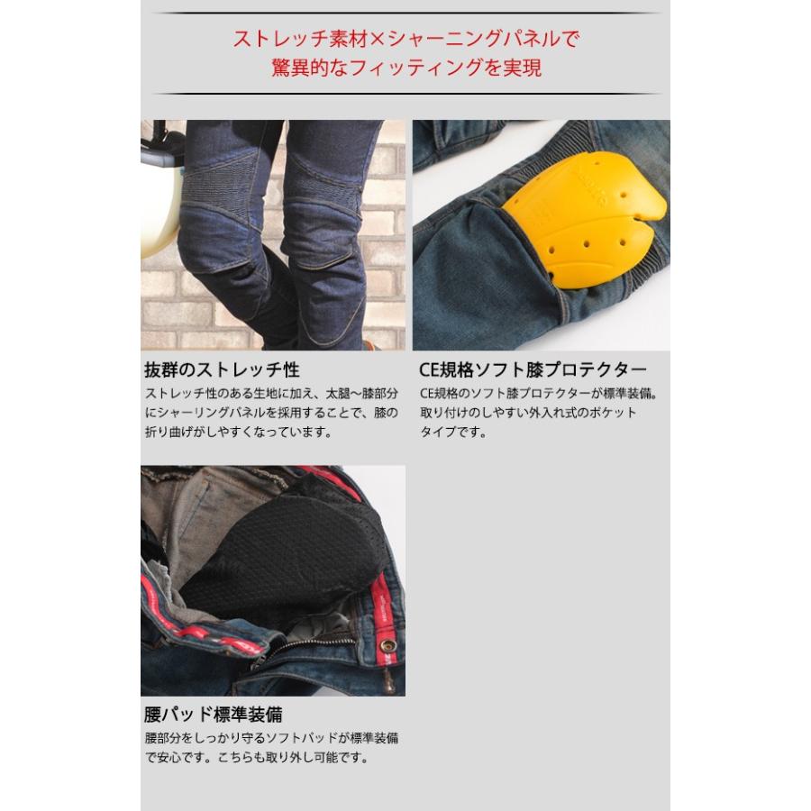 コミネ KOMINE スーパーフィットケブラーデニムジーンズ PK-718 コミネ KOMINE スーパーフィットケブラーデニムジーンズ PK-718