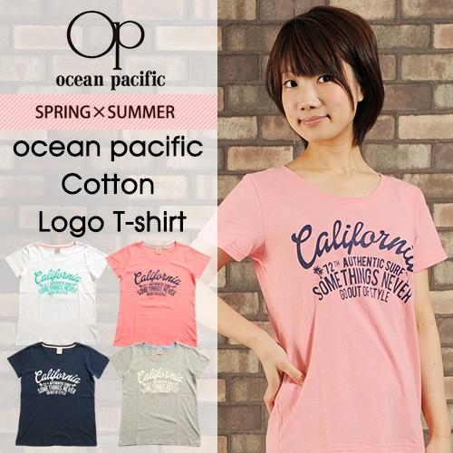 現品限りの大特価 Ocean Pacific コットンロゴtシャツ 女性用レディース バイク ライダース ジャケット Tシャツ オーシャンパシフィック Op Spih41yyns Www Familyontour De