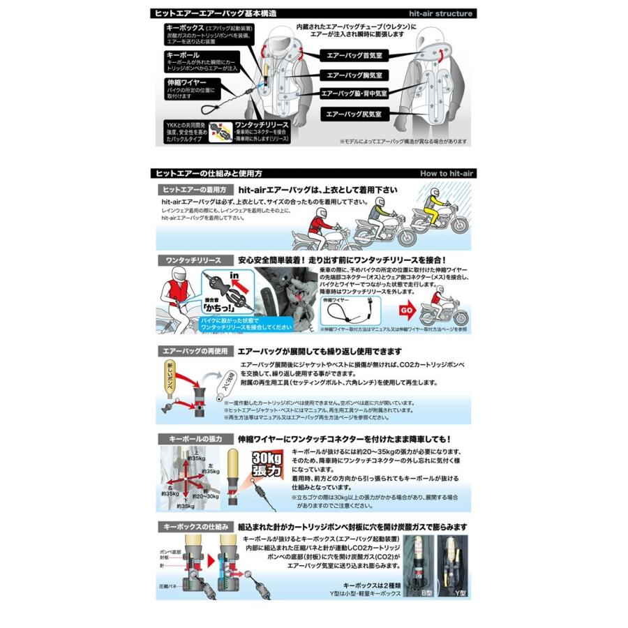 バイク ヒットエア レディース ベスト タンデム Hit Air 一体型エアバッグ ハーネスタイプ Skv Mlb 3338 レディースバイク用品店バイコ 通販 Yahoo ショッピング