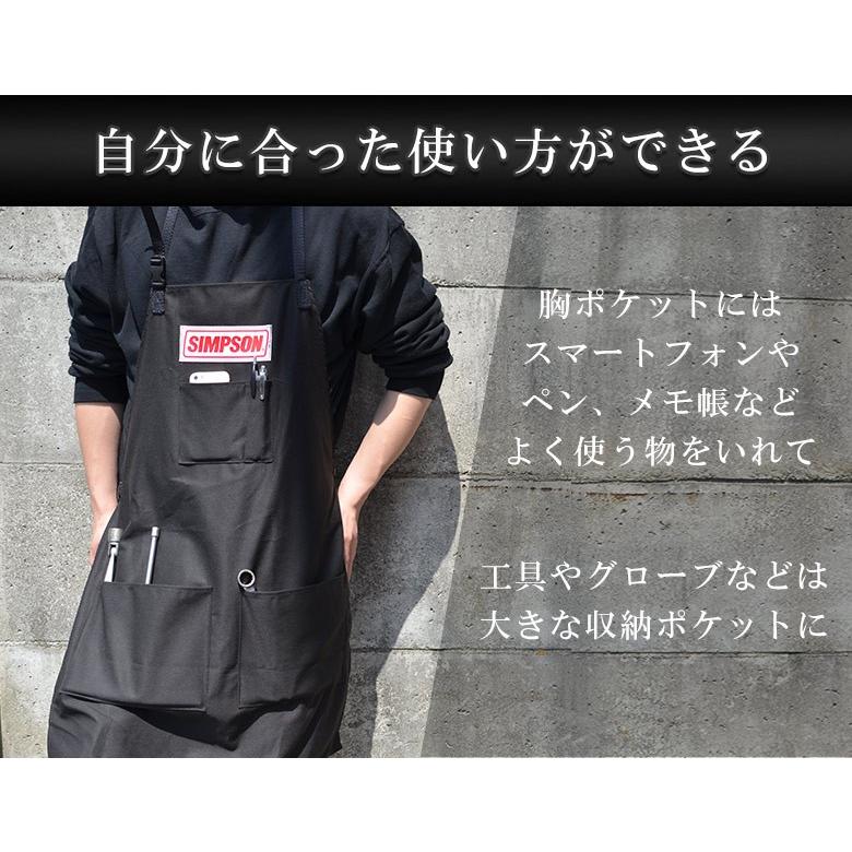SIMPSON シンプソン MECHANIC APRON メカニックエプロン SIMPSON シンプソン MECHANIC APRON メカニックエプロン