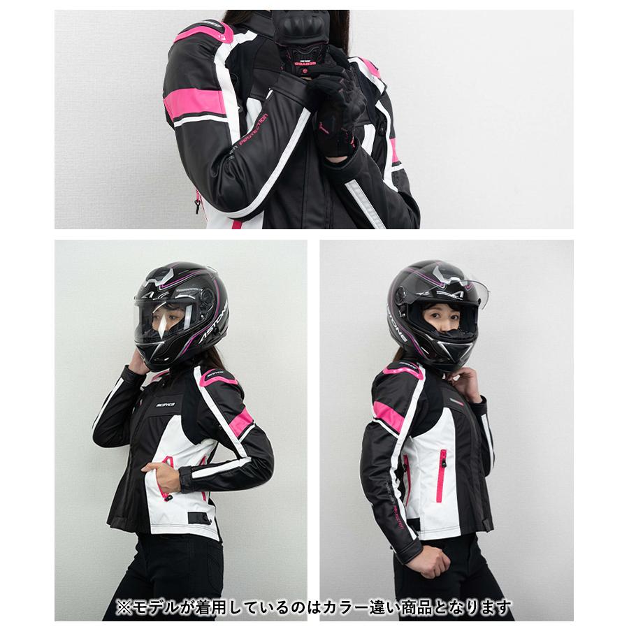 SCOYCO レディースバイクジャケット ブラック/ホワイト レディースバイクジャケット SCOYCO スコイコ ウィンター