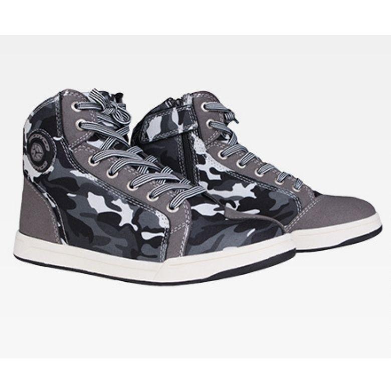 バイクシューズ・ブーツ 迷彩カジュアルライディングシューズ 普段履き