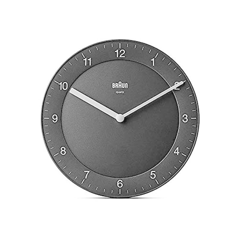 人気の贈り物が Braun 掛け時計 ブラウン BC06B 静音設計 掛け時計、壁掛け時計