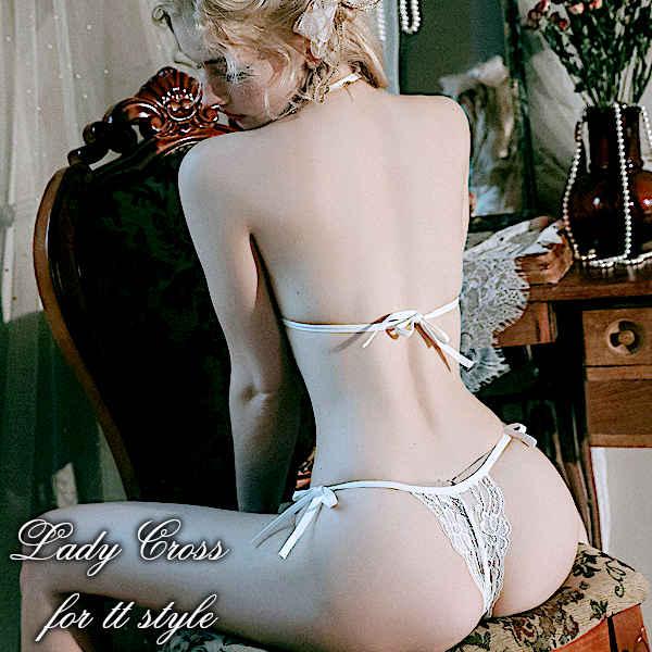 セクシーランジェリー ブラ＆ショーツ ブラジャー シースルー ブラ ショーツ セット 紐パン 花柄レース 下着 レディース インナー 三角ブラ 過激 3カラー |  | 09