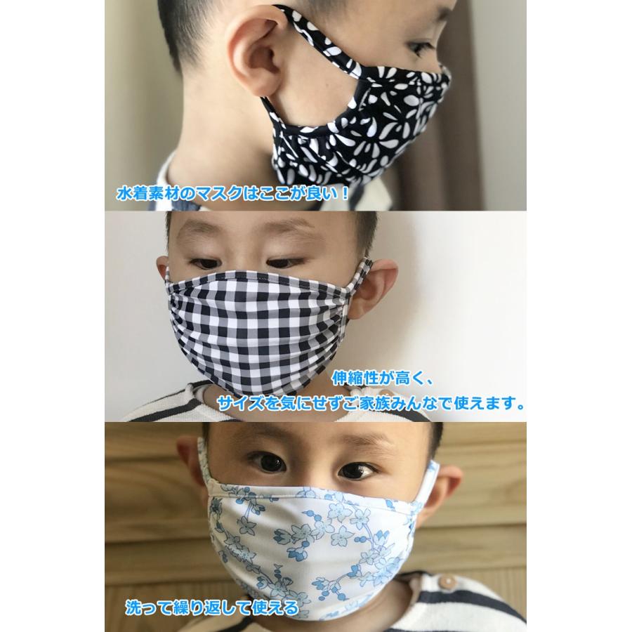 マスク MASK 洗える 5枚入り 交換フィルター20枚付き はじく水着素材 21タイプ キッズ仕様 Sサイズ 在庫販売｜lady-cr｜10