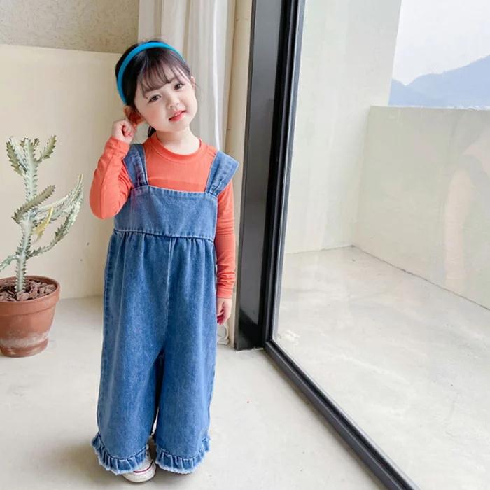 キッズ サロペット オーバーオール デニム ジーンズ 春 女の子 80cm 90cm 100cm 110cm 120cm 130cm :jx04210871:LadyManz 通販 120cm サロペット オーバーオール デニム ジーンズ