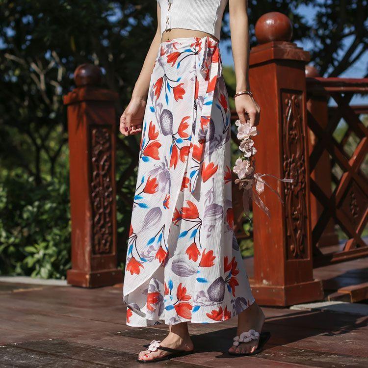 Bohemians スカート Lサイズ 花柄 美品 sariater-hotel.com