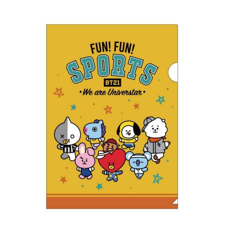 公式 Bt21 クリアファイル スポーツ 黄色 Bts 防弾少年団 V Jungkook Jimin Suga Rm J Hope テテ グク ジミナ ユンギ ソクジン ナムジュン ホソク Bt21 File Yellow 韓流ショップ チェゴ 通販 Yahoo ショッピング