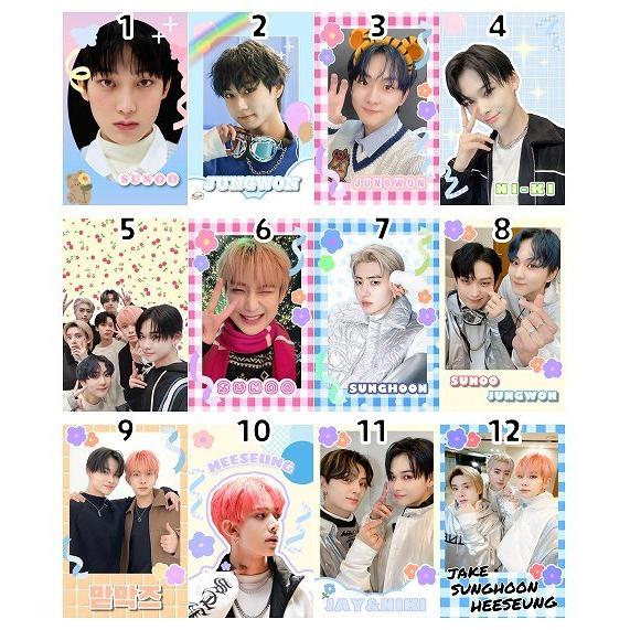 K-POP グッズ ENHYPEN エンハイプン トレカ 風 フォトカード K-POP グッズ ENHYPEN エンハイプン トレカ 風 フォトカード