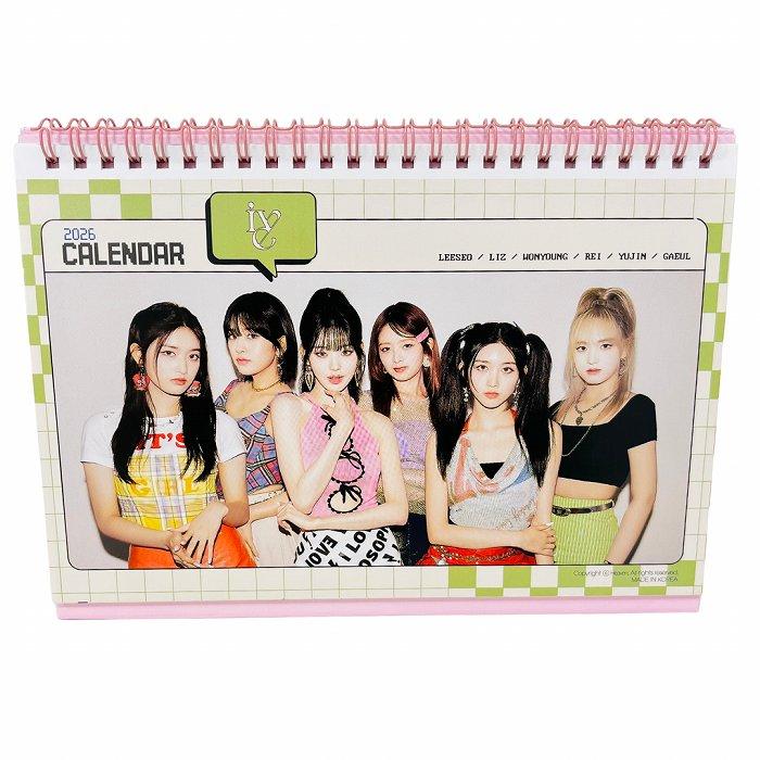 K-POP グッズ IVE 2025年 2026年版 卓上カレンダー メール便可 K-POP グッズ IVE 2025年 2026年版 卓上カレンダー メール便可