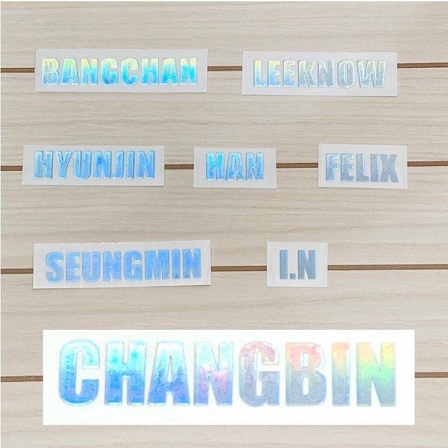 K Popグッズ Stray Kids ストレイキッズ ホログラムステッカー 名前 ローマ字 メール便可 オリジナル 韓流 アイドル スキズ ステイ Stz English Sticker 韓流ショップ チェゴ 通販 Yahoo ショッピング
