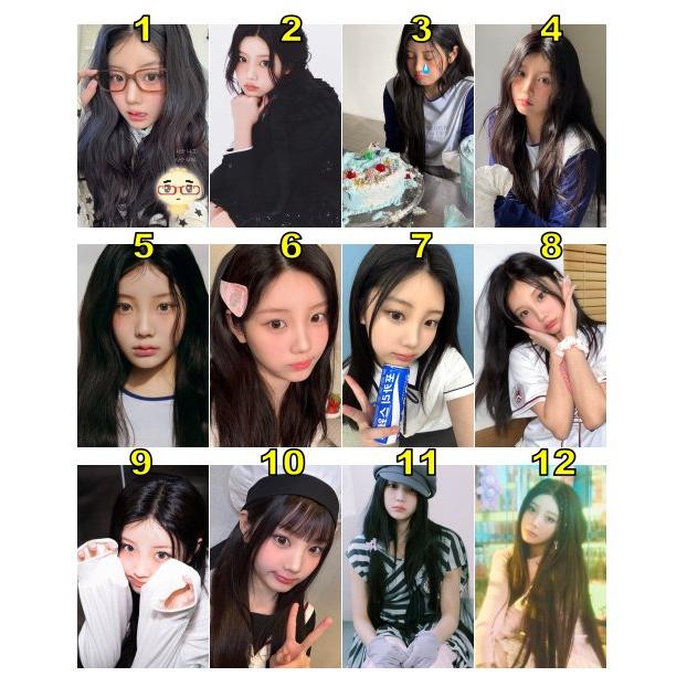 K-POP グッズ ILLIT アイリット WONHEE ウォンヒ トレカ 風 フォト