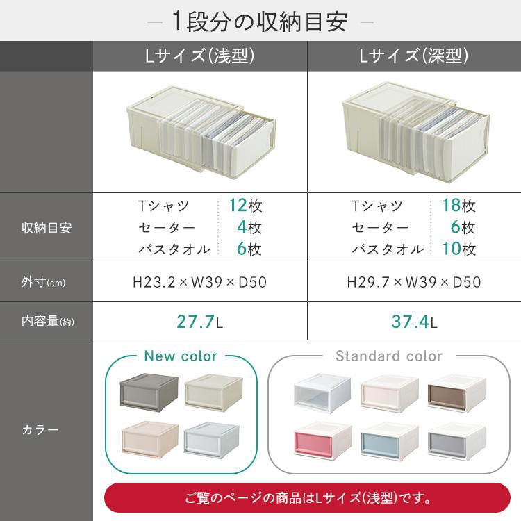 収納ボックス　6個セット　衣装ケース　収納ケース　アイボリー IRIS OHYAMA（アイリスオーヤマ） 収納ボックス 収納 チェスト 6個