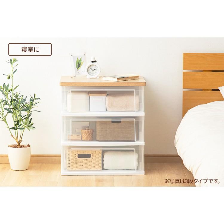 IRIS OHYAMA（アイリスオーヤマ） チェスト 5段 2個セット 送料無料 木