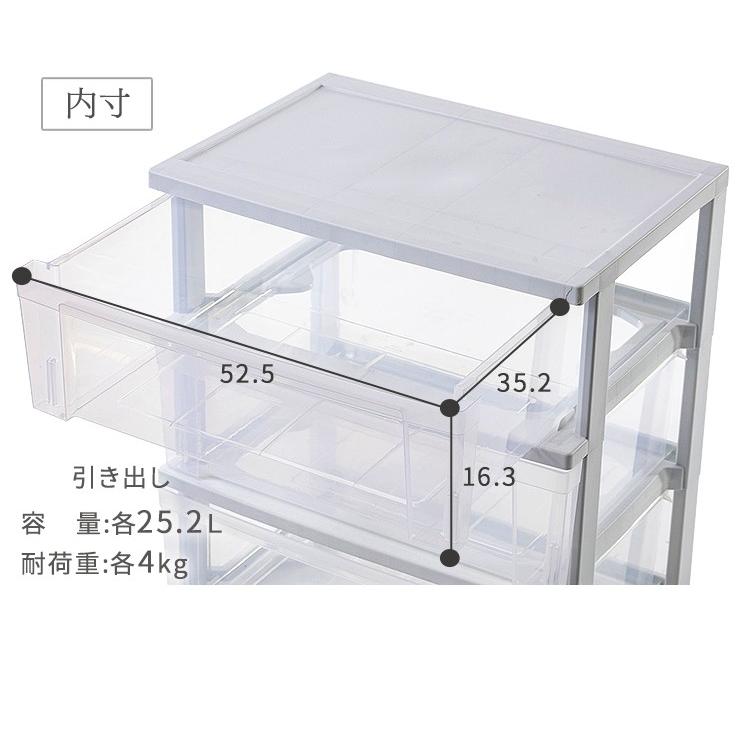 IRIS OHYAMA（アイリスオーヤマ） チェスト 4段 2個セット 送料無料 白