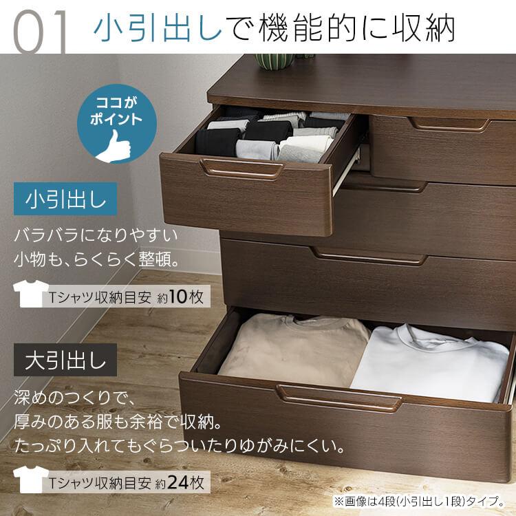 IRIS OHYAMA（アイリスオーヤマ） チェスト 4段 完成品(2個セット