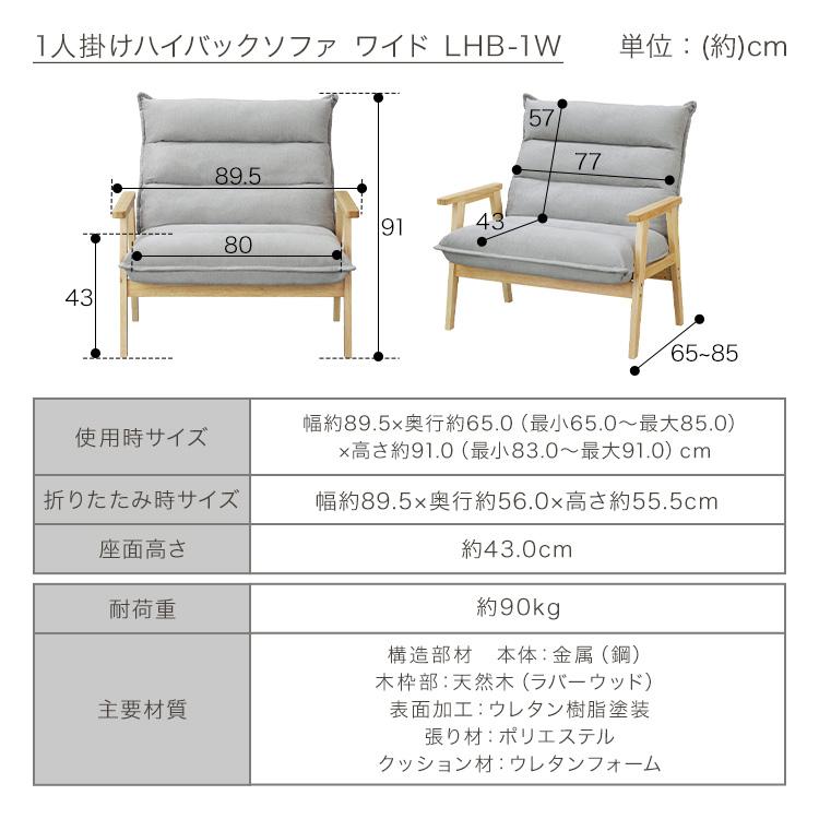 ＼福袋 3，780円お得！／ おひとり様ソファ丸洗い2点セット ワイドハイバックソファ グレー ハンディリンサークリーナー セット RNS-B200D-HW アイリスオーヤマ_7