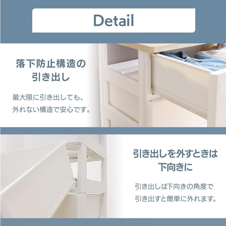チェスト タンス 5段 白 完成品 衣装ケース 収納ケース 引き出し収納 ハイチェスト リビング 収納 収納家具 たんす 衣類収納 アイリスオーヤマ HG-725R_17