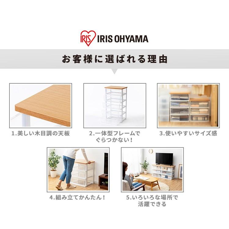 IRIS OHYAMA（アイリスオーヤマ） チェスト おしゃれ 3段 収納ボックス