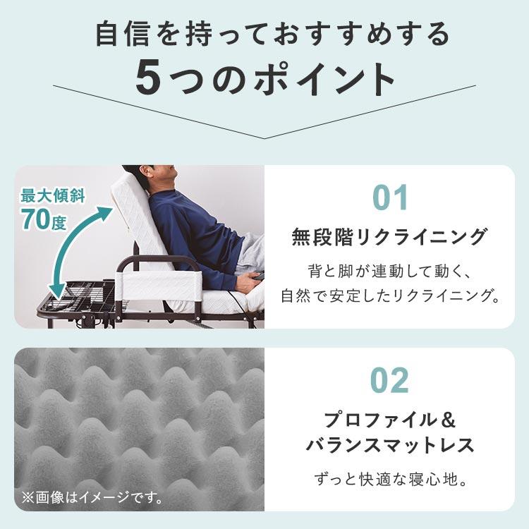 IRIS OHYAMA 折りたたみベッド 電動ベッド リクライニングベッド IRIS OHYAMA 折りたたみベッド 電動ベッド リクライニングベッド