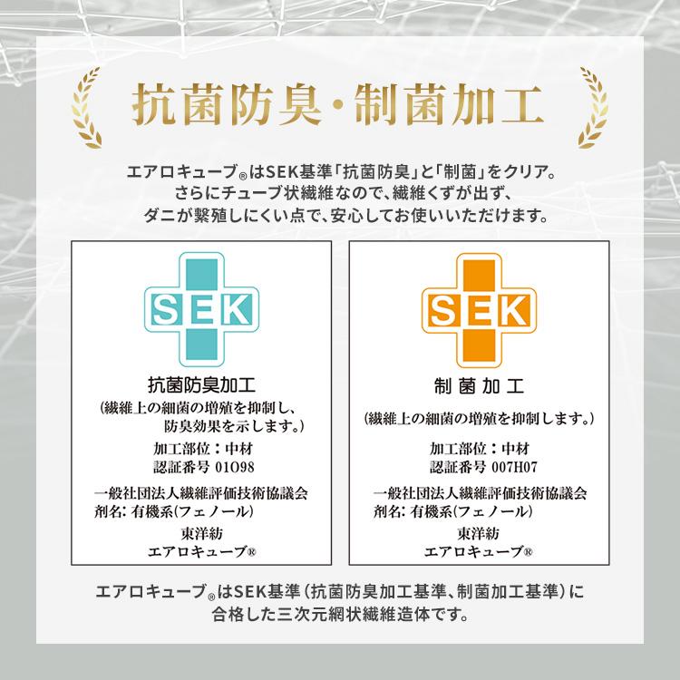 マットレス シングル 高反発 アイリスオーヤマ エアリー 5cm 6つ折り 洗える 肩こり MARS-6S 敷布団 敷き布団 体圧分散_12