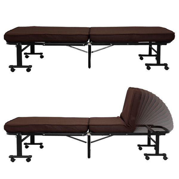 IRIS OHYAMA（アイリスオーヤマ） 折りたたみベッド リクライニング