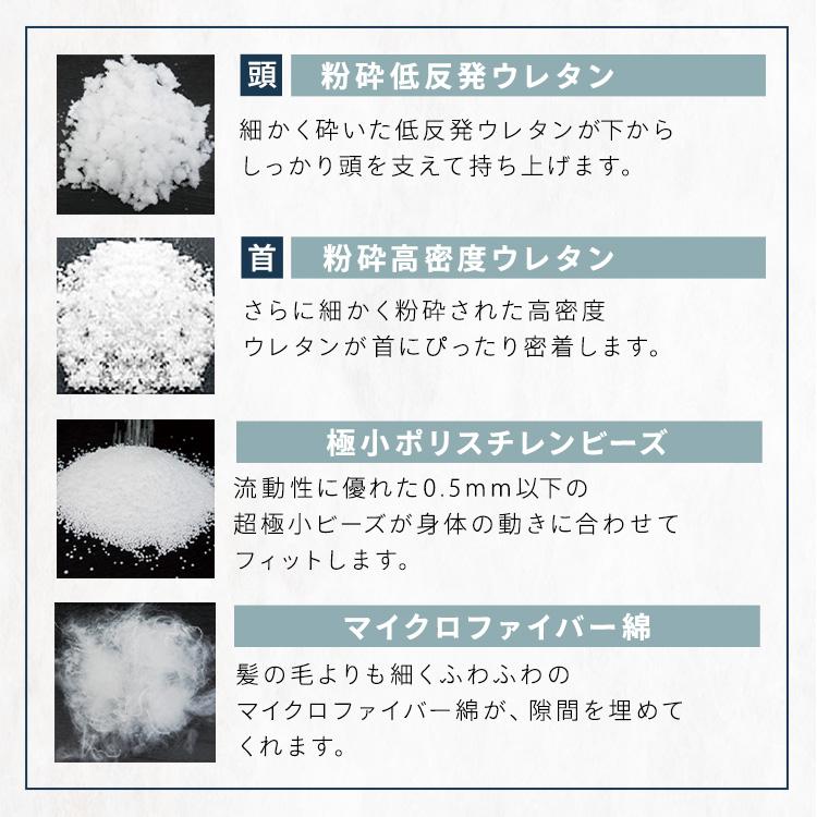 枕 まくら 低反発 肩こり 洗える 夢枕 ピロー カバー ストレートネック 姿勢 安眠枕 寝返り ゆめまくら 夢まくら カバー付き｜ladybird6353｜10