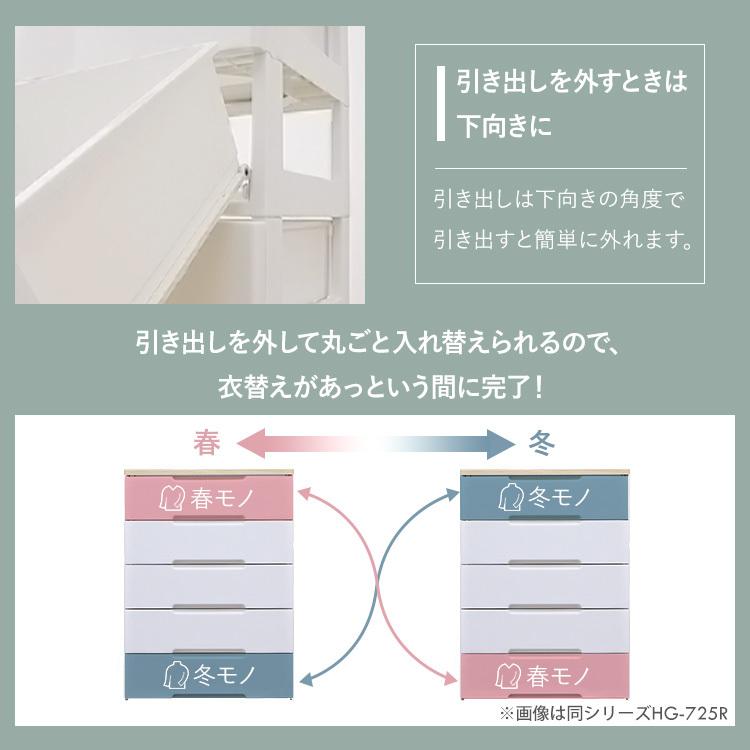 IRIS OHYAMA（アイリスオーヤマ） チェスト 完成品 おしゃれ 白 スリム