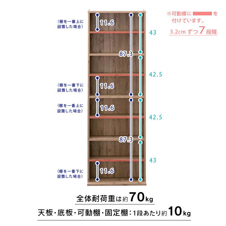 本棚 おしゃれ 大容量 可動式 収納 薄型 スリム 白 黒 木目 書棚 コミックラック マガジンラック 北欧 お洒落 子供 安い 可動棚 CORK-1860 アイリスオーヤマ｜ladybird6353｜26