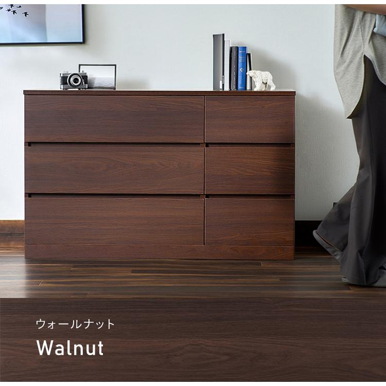 チェスト 木製 おしゃれ 北欧 ウッド 収納 引き出し タンス たんす 棚 3段 ワイド 木目調 洋服 衣類 家具 ロータイプ アイリスオーヤマ WCH-1090L|ladybird6353|11