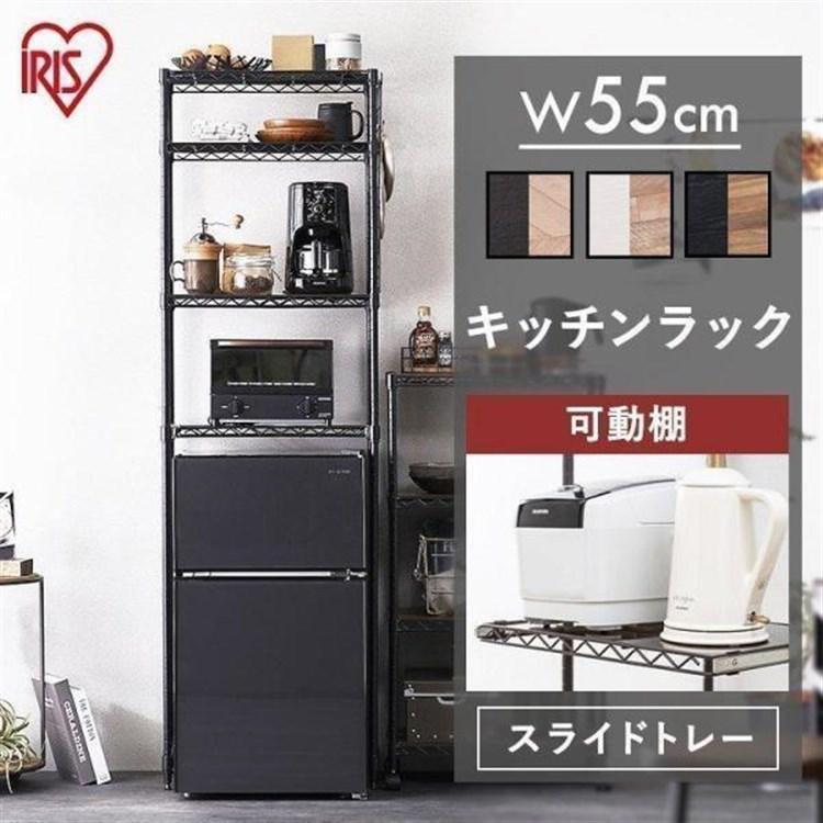 スチールラック 収納 収納棚 お しゃれ メタルラック ラック キ ッチン収納 レンジ台 棚 キッチ ンラック ハイタイプ Cmm Prh5518 アイリスオーヤマ M Ladybird 通販 Yahoo ショッピング