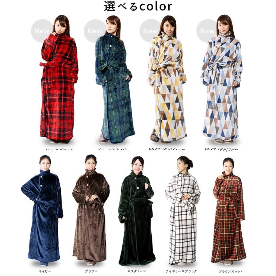 着る毛布 レディース メンズ ルームウェア 部屋着 冬 冬用 洗える 暖かい あったかグッズ ロング ワンピース かわいい おしゃれ 柄 無地 ふわふわ もこもこ M Ladybird 通販 Yahoo ショッピング