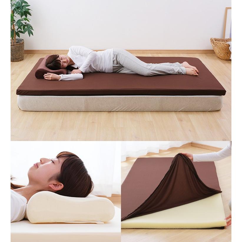 マットレス シングル 低反発 枕付き シングルマットレス 低反発マットレス 腰痛 ベッドマットレス まくら ごろ寝マット お昼寝マット 敷きマット M Ladybird 通販 Yahoo ショッピング