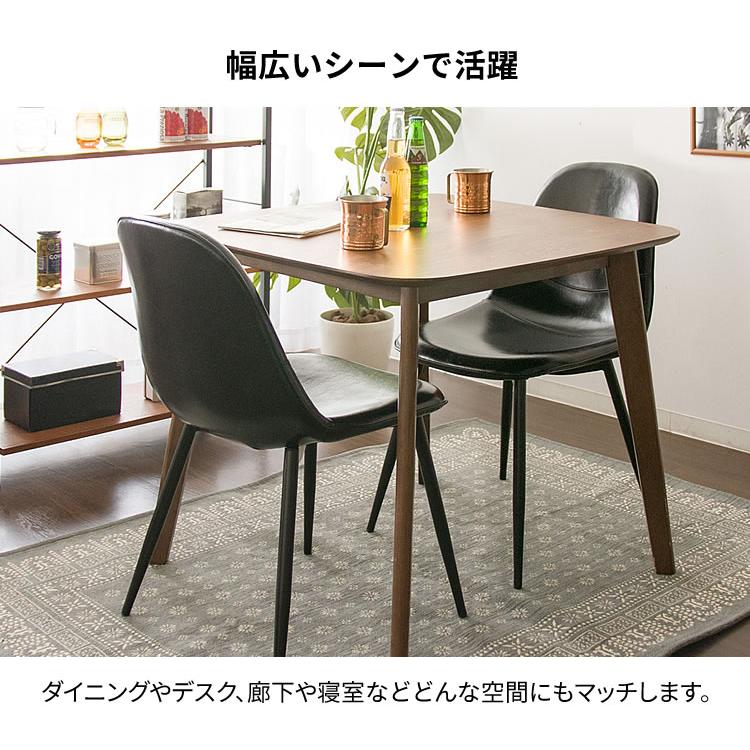 【新品】オシャレなレザー風　デザインチェア 2脚セット ダイニングチェア 2脚セット レザー おしゃれ ヴィンテージ風 椅子