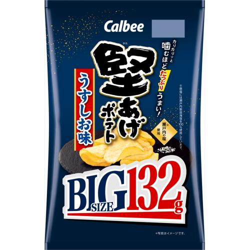 カルビー カルビー 堅あげポテト うすしお味 BIg 132g×12個 : くすりのレデイ