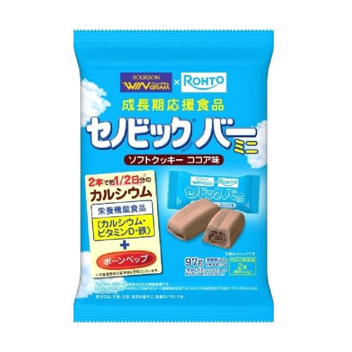 セノビックバー ミニ ソフトクッキー ココア味 97g : くすりのレデイ