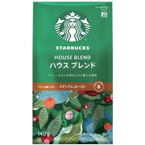 スターバックス ハウスブレンド レギュラーコーヒー 粉 140g : くすり