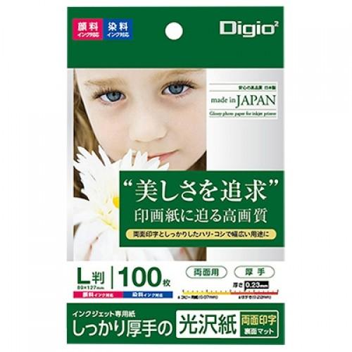 インクジェット用紙 光沢紙 PX 厚手 L 100枚※取り寄せ商品 返品不可