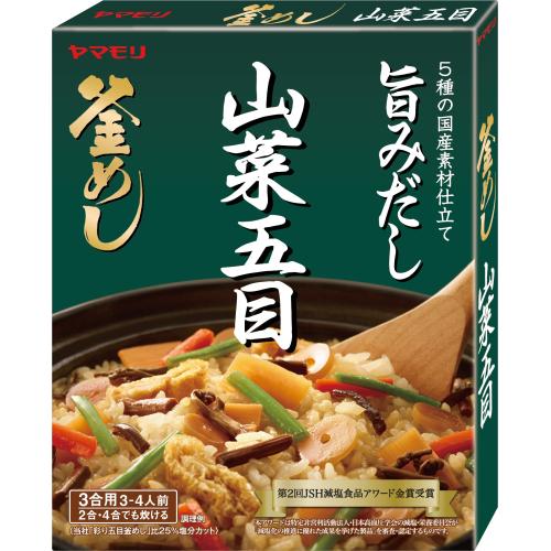 ヤマモリ 山菜五目釜めしの素 210g×5個 : くすりのレデイハート