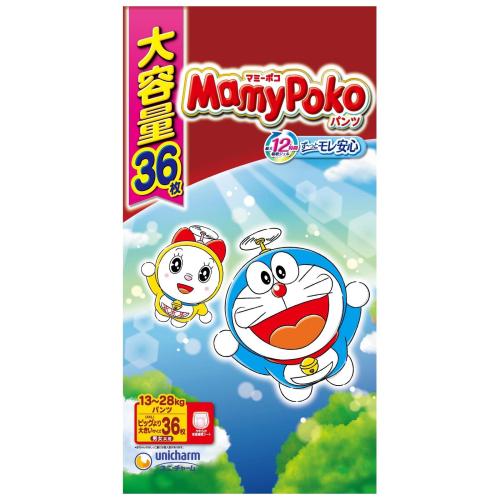 マミーポコパンツ ドラえもん ビッグより大きいサイズ 36枚×3個