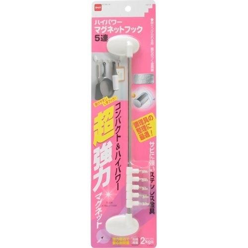 ニトムズ　ハイパワーマグネットフック　5連　1個※取り寄せ商品　返品不可｜ladydrugheartshop