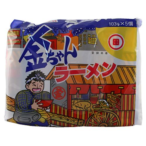 徳島製粉　金ちゃんラーメン（103g×5袋パック）×6個｜ladydrugheartshop