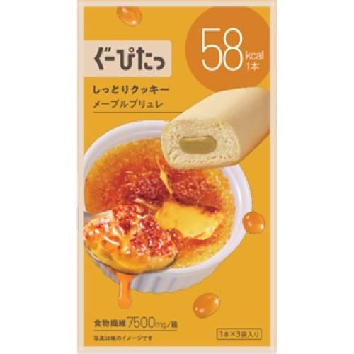 ぐうぴた ぐーぴたっ しっとりクッキー メープルブリュレ 3本（1本×3袋